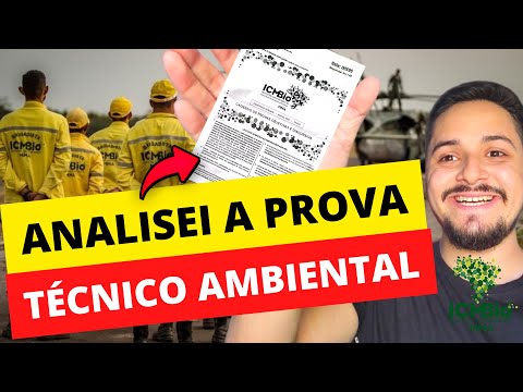 CONCURSO ICMBIO 2022 -  ANALISEI A PROVA  - TÉCNICO AMBIENTAL