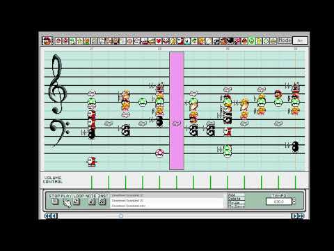 Mario Paint | Running Through the New World - Kirby and the Forgotten Land