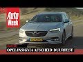 Opel Insignia - Afscheid duurtest