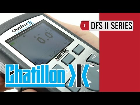 Chatillon DFS2 - Advanced Force Gauge (product video presentation)