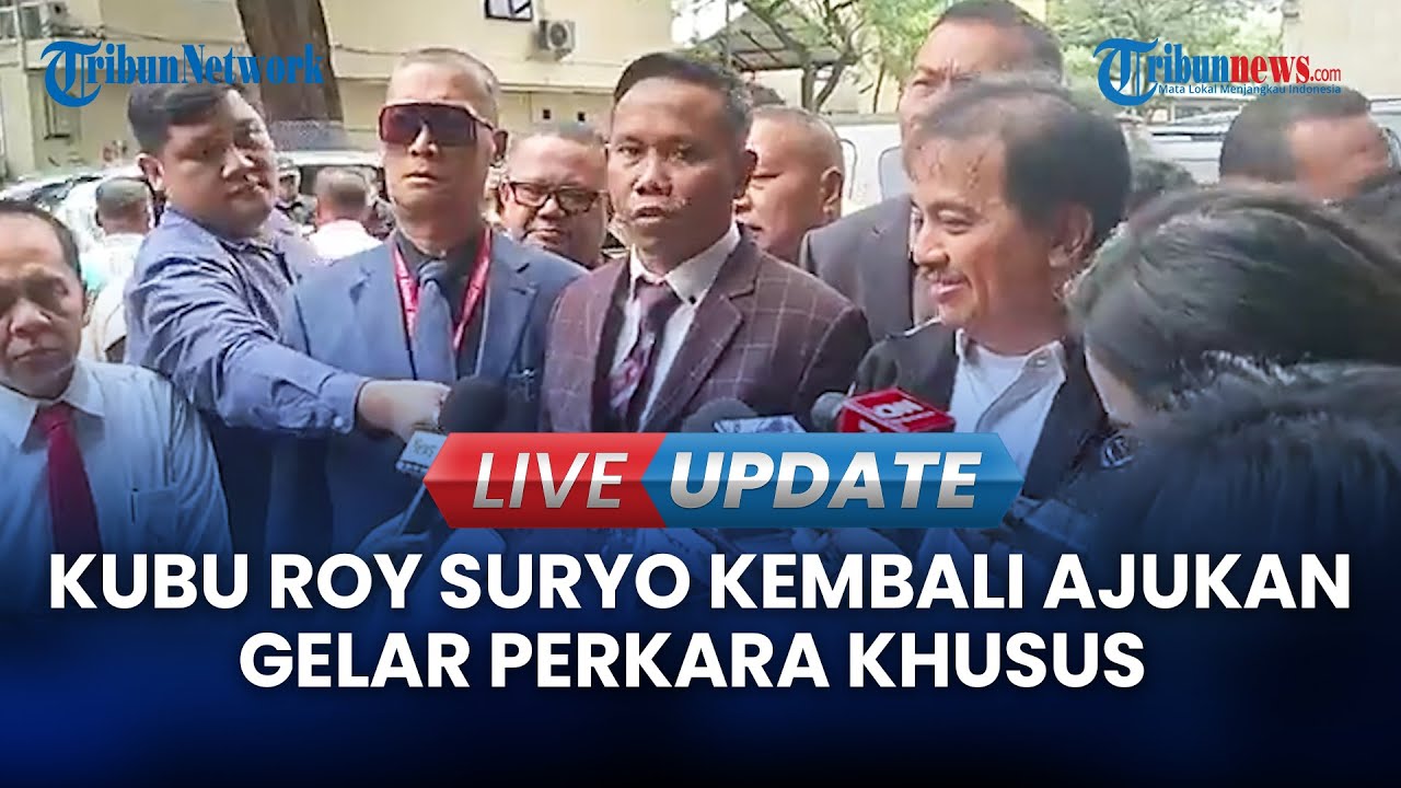 LIVE UPDATE | Kubu Roy Suryo Kembali Ajukan Gelar Perkara Khusus Kasus Ijazah Jokowi