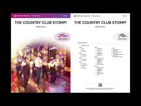 The Country Club Stomp!, by JaRod Hall – Score & Sound