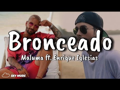 Bronceado - Maluma ft. Enrique Iglesias (Official Lyric Video)