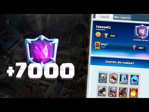 CLASH ROYALE HOG 2.6 +7000 TROPHIES