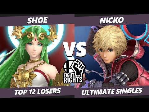 FFR West Ultimate Top 12 - Nicko (Shulk) Vs. Armada | Shoe (Palutena, ZSS) SSBU Singles