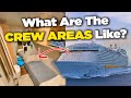 A look at the secret crew-only areas on cruise ships
