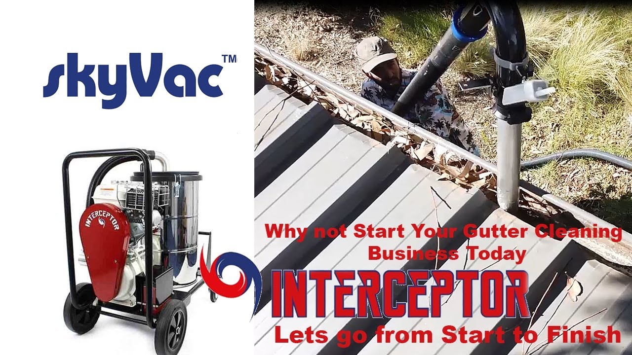 SkyVac Interceptor Gutter Cleaning in Australia