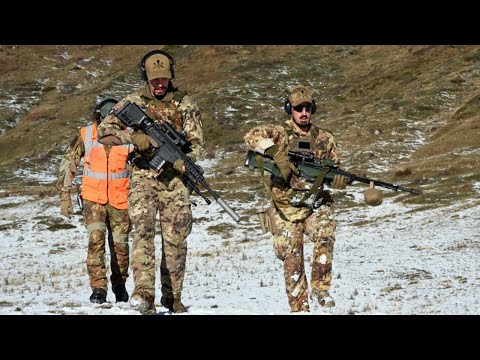 Italian Snipers train on Beretta ARX200, Sako TRG-42 & Accuracy International AWM