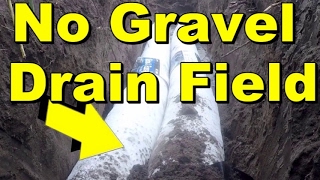 No Gravel Drain Field, DIY for Washer or Septic