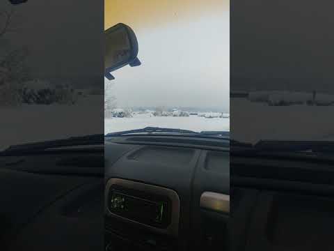 Edan Park four wheeling through the park Cincinnati Ohio Snow Storm 2021