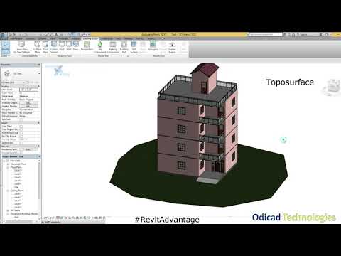 How to create massing & site in Revit Architecture