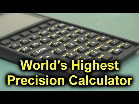 EEVblog #1159 - World's Most Precise Pocket Calculator