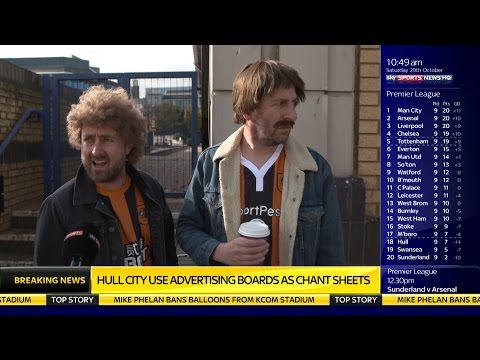 Hull fans embarrassed by club's ad boards!