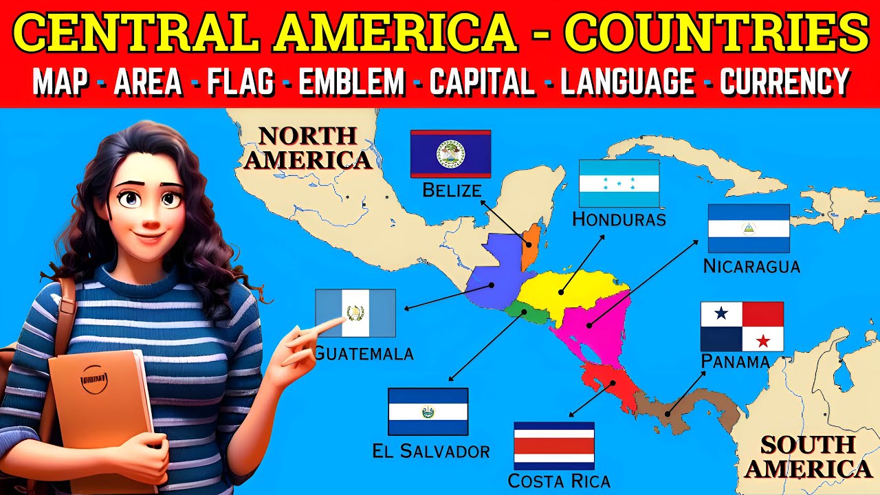 Central America Map Explained | Central American Countries Explained | #geography