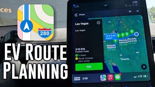 Apple Maps EV Routing - Makes road trips easy!