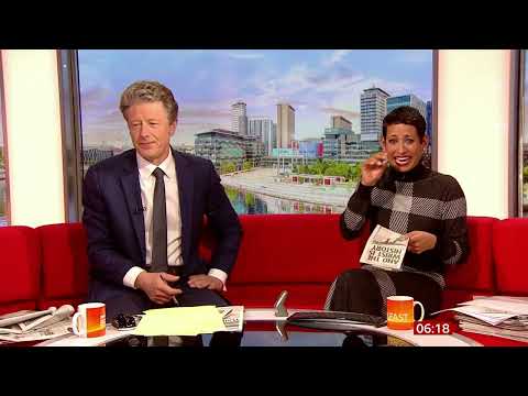 Naga Munchetty loses all control -  BBC Breakfast (02/04/2022)