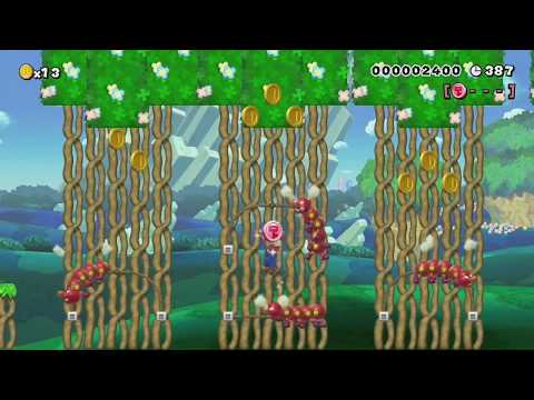 [NSDBU] 5-7 Jungle Jiggle by JJ - SUPER MARIO MAKER - NO COMMENTARY 1bi