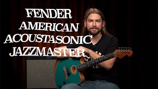 Video thumbnail for The New Fender Acoustasonic Jazzmaster | Offset Versatility by Alamo Music Center