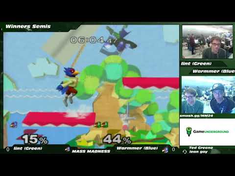 Mass Madness 24 SSBM - MKSF | lint (Green Falco) vs. HoG | Warmmer (Default Falco) - Melee WSF