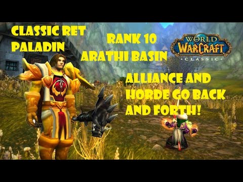 Classic Ret Paladin PVP BG - Alliance and Horde Go Back and Forth!