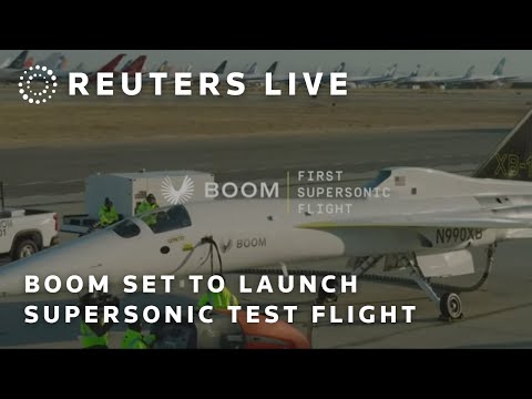 LIVE: Boom set to launch supersonic test flight