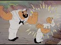 Bluto destroying Popeye (Popeye the Sailor Man - "For Better or Nurse")