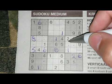 Mind your steps with this Medium Sudoku puzzle. (with a PDF file) 08-01-2019