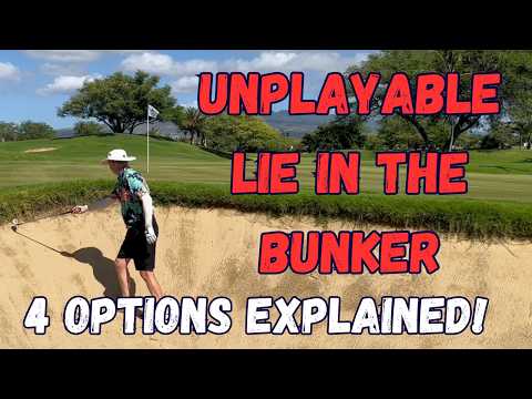 Unplayable Lie In The Bunker | Golf Rules Explained