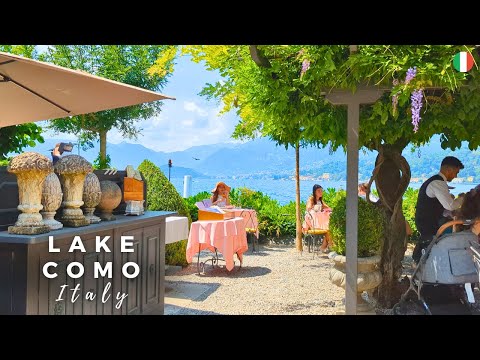 Bellagio, Italy - Lake Como | Summer Walking Tour 4K