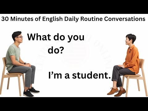 30 Minutes of English Daily Routine Conversations | English Story for English Speaking Practice