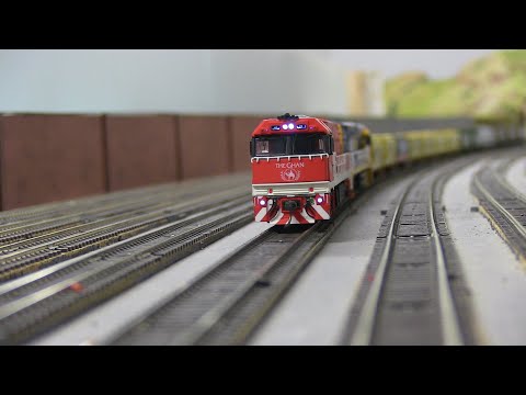 Running my SDS Models NR Class Locomotives at The Corio Model Railway Club 4/62022.