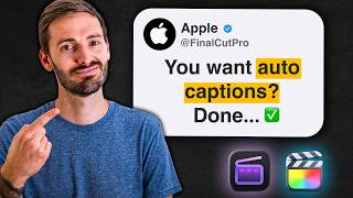 ついに実現…Final Cut Proで編集可能な自動キャプション／字幕機能が登場