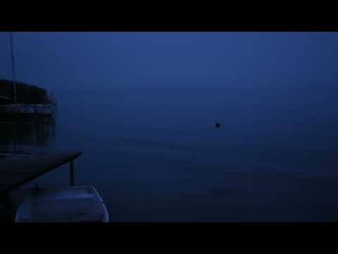 Late Foggy Evening at the Lake, Balaton, Hungary