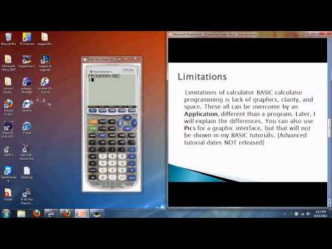 Ti-83/84 Basic Programming Tutorial