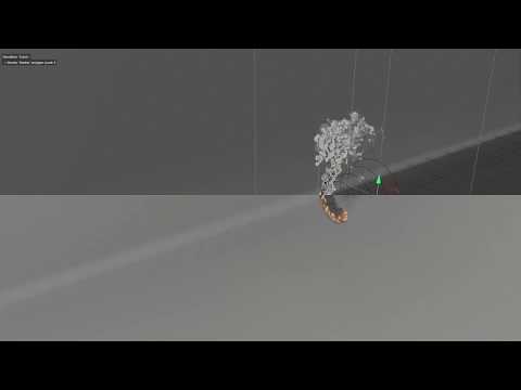 Cinema 4D X-Particles (xpExplosiaFX) and Redshift Render Test