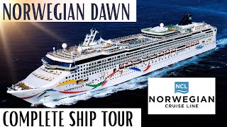 Norwegian Dawn Complete CRUISE Ship Tour 
