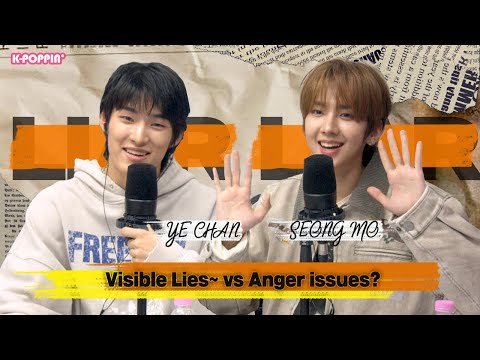 AIreport VOL.1 | LIAR LIAR with YE CHAN, SEONG MO of 82MAJOR : Visible Lies~ 💍vs Anger issues? 😡
