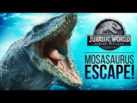 How Does The Mosasaurus Escape? | Jurassic World: Fallen Kingdom Mosasaurus Theory