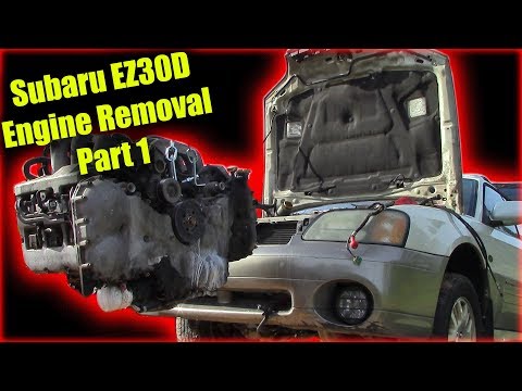 Subaru EZ30D H6 Engine Removal Part 1