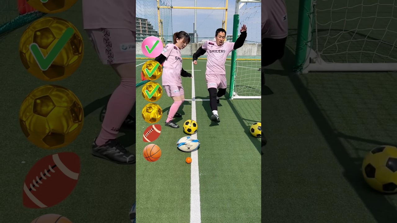 色んなボールをゴールさせろ！ #shorts