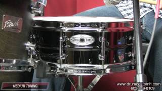 Video thumbnail for Pearl Beaded Brass SensiTone Snare Drum 5x14 by Drum Center of Portsmouth
