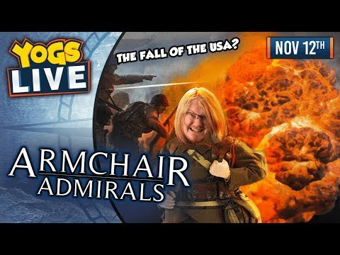 THE FALL OF THE USA! - Hearts of Iron 4! - Armchair Admirals! - 12th November 2018
