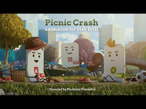 Picnic Crash / Short Animation for Disk Drill
