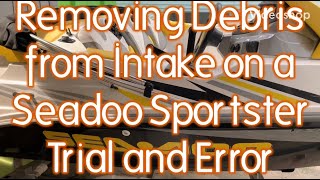 SEADOO Sportster DEBRIS Stuck in Prop - How to Remove Debris and Intake Grate from JETSKI Boat