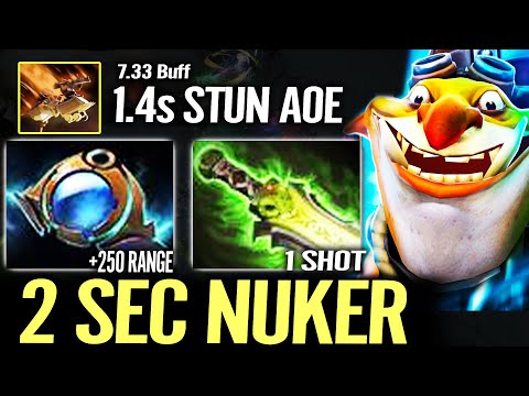 Techies in 7.33 is one man army 1 vs 5