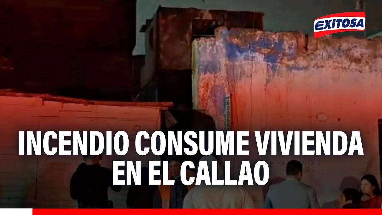 🔴🔵 Incendio consume vivienda en el Callao y familia lo perdió todo