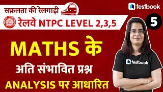 RRB NTPC CBT 2 Maths Mock Test 2022 | Expected Paper Set 5 | NTPC CBT 2 Practice Set by Gopika Ma'am