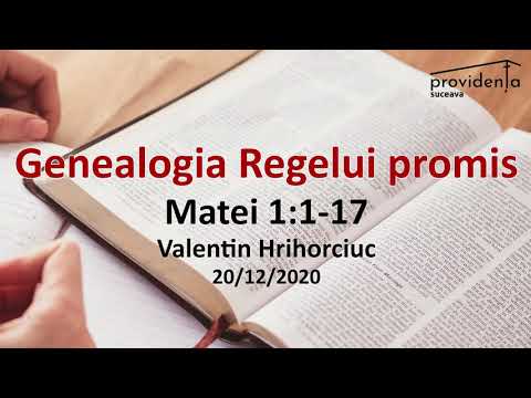 Matei 1:1-17 - Genealogia Regelui promis