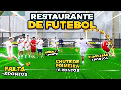 ESCOLHA O SEU CHUTE NO MENU… O CHUTE MAIS DIFÍCIL VALE MAIS 🤑(DESAFIO DO RESTAURANTE)