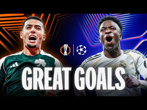 INCREDIBLE Champions League and Europa League Goals! | MD7 Edition